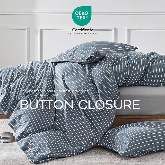 JELLYMONI Cotton Duvet Cover Oversized King Size - Image 5