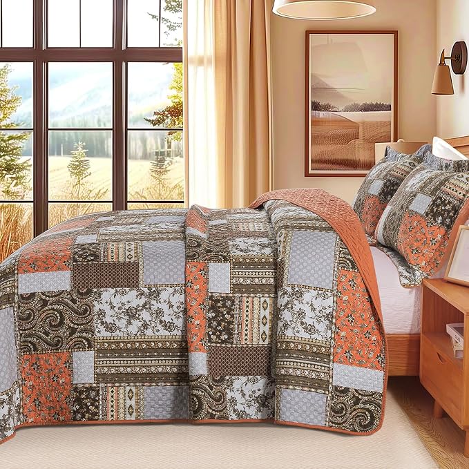 BEDIFANY Cotton California King Size Quilt - Image 2