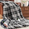 Black Heated Blanket Electric Throw, 50X60 Heating Throw by OCTROT