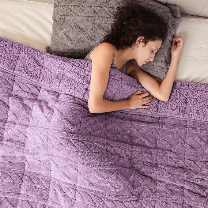 Cottonblue Jacquard Weighted Blanket 20 lbs - Image 8