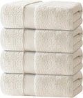White Classic Luxury Bath Towels Set of 4 Large by WhiteClassic
