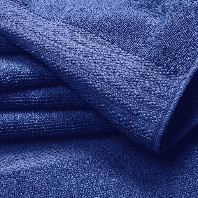 GLAMBURG Ultra Soft 12-Piece Washcloths Set 13x13-100% Ringspun Cotton - Image 2