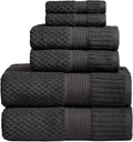 NY Loft 100% Cotton Towel Set 6 Piece | Super Soft & Absorbent Quick-Dry 2 Bath by NYLoft