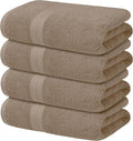 Avalon Towels Beige Bath Towels Set of 4 pcs, 100% Cotton Towel Absorbent and by AvalonTowels
