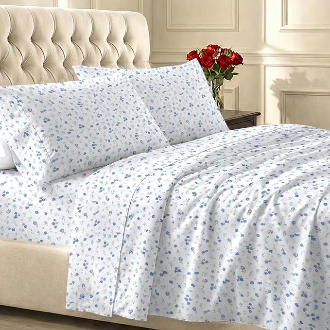 California Design Den Soft King Size 100% Cotton Sheet Sets, 400 TC Good by CaliforniaDesignDen
