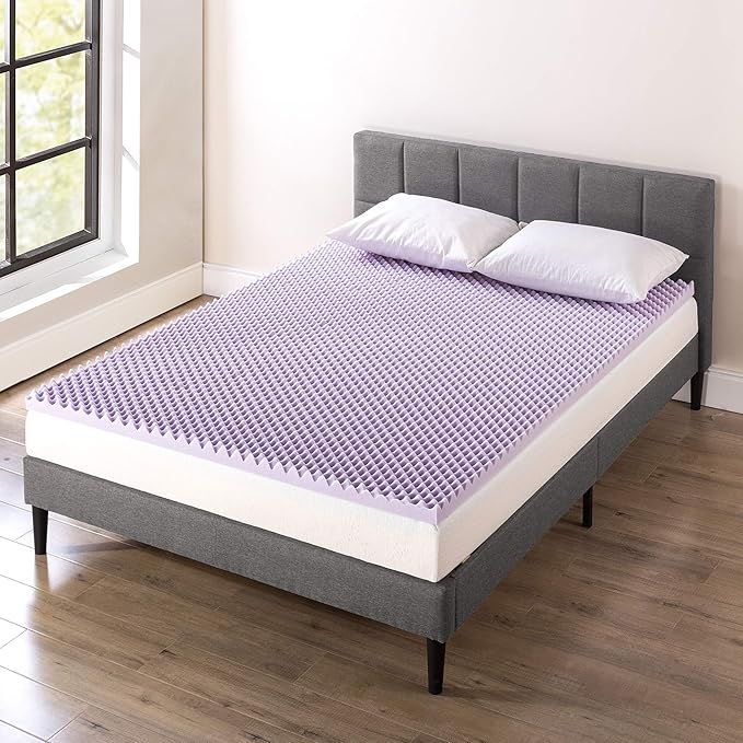 Best Price Mattress 2 Inch Egg Crate Memory Foam Mattress Topper - Image 2