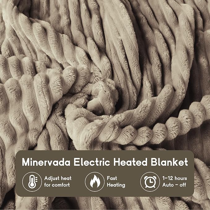 Heated Blanket Electric Blanket Queen Size 84''x90'' - Image 6