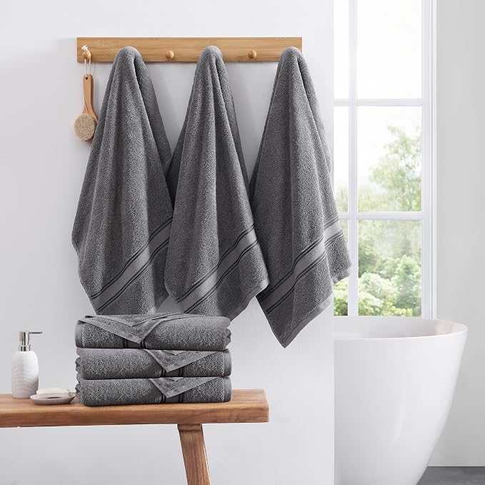 LANE LINEN Luxury Bath Towels Set of 6 - Image 4