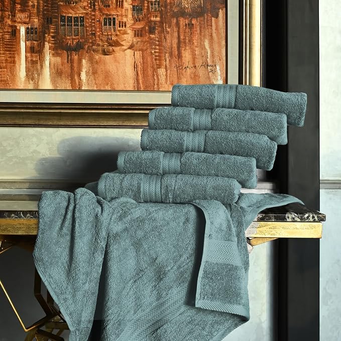 HERCULEAN Large Bath Towels 24 x 50 Pack of 6 | Quick Dry and Highly Absorbent - Image 6