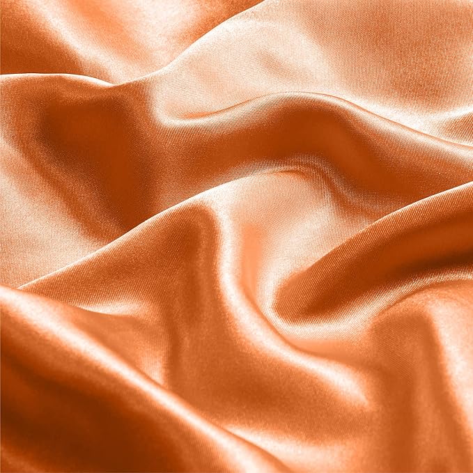 BEDELITE Satin Body Pillow Cover 2 Pack, Super Soft and Cooling Body Pillow - Image 4