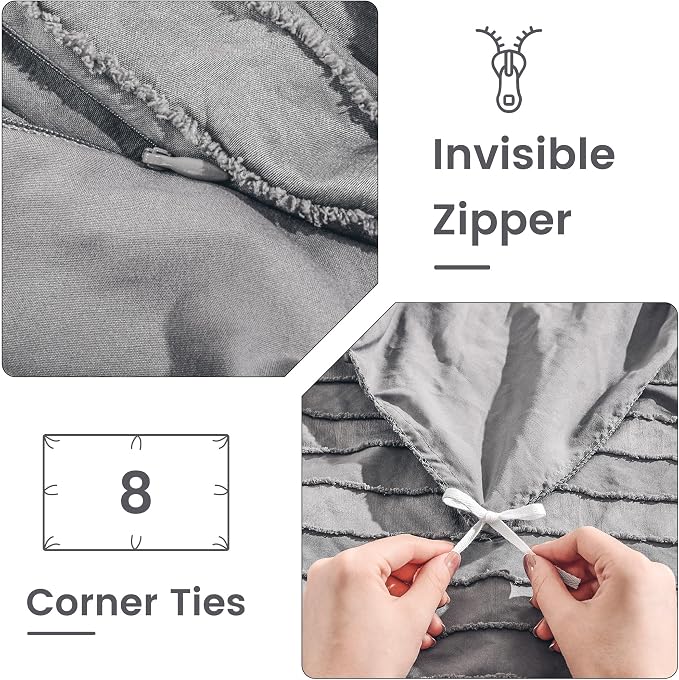 NEXHOME PRO Duvet Cover King Size, Soft and Lightweight Microfiber Comforter - Image 5