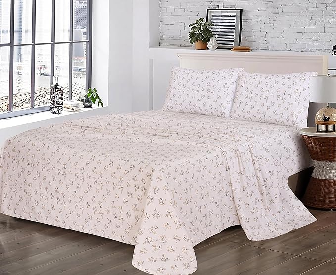 RUVANTI 100% Cotton Sheets – Full Size Percale Bedding, Cooling & Breathable - Image 8