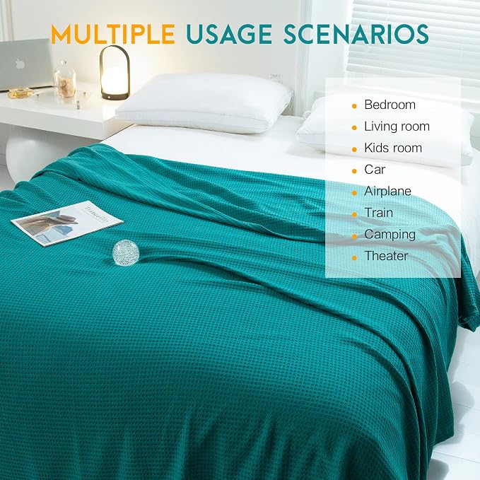 AmyHomie Cooling Blanket King Size, 100% Rayon Derived from Bamboo, Cool Summer - Image 7