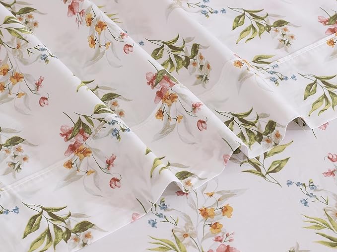 RUVANTI 100% Cotton Sheets – Twin XL Size Percale Bedding, Cooling & Breathable - Image 6