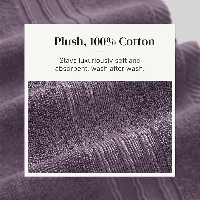Modern Threads Floral Trail 6-Piece 100% Cotton Towel Set – Reversible Yarn - Image 5