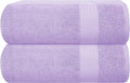 GLAMBURG Premium Cotton Oversized 2 Pack Bath Sheet 35x70-100% Pure Cotton by GLAMBURG