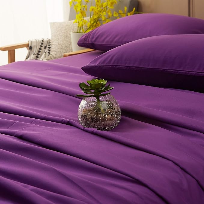 SONORO KATE Bed Sheet Set Super Soft Microfiber 1800 Thread Count Luxury - Image 3