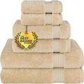 Cotton Paradise 6 Piece Towel Set, 100% Cotton Soft Absorbent Turkish Towels by UNITEDHOMETEXTILE
