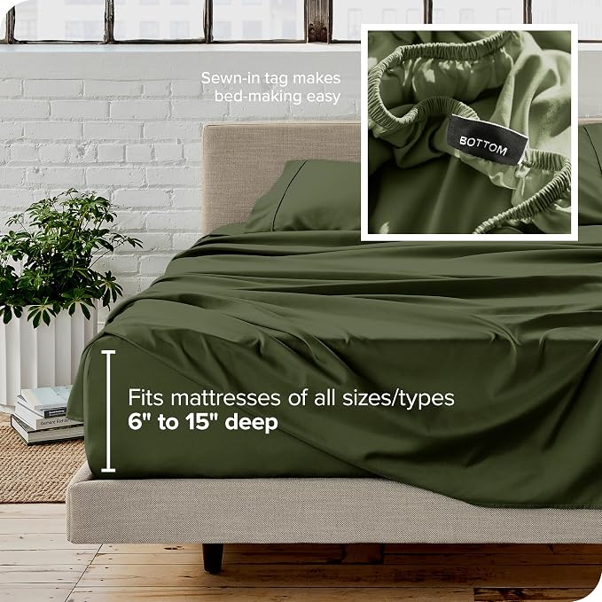 Bare Home California King Sheet Set - Image 7