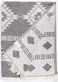 Bersuse 100% Cotton Belize XL Throw Blanket Turkish Towel Beach Blanket by Bersuse