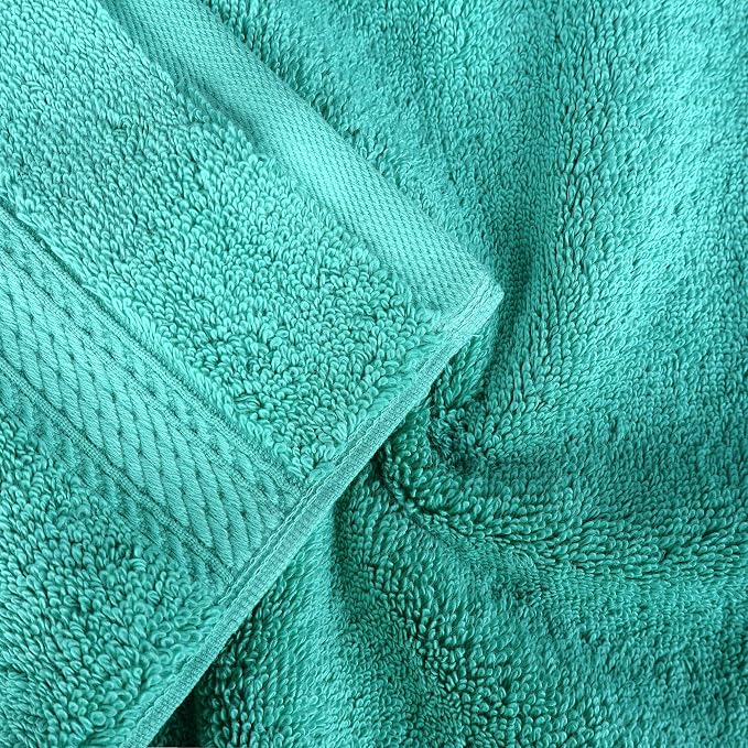 Superior Egyptian Cotton Pile Bath Towel Set of 4, Ultra Soft Luxury Towels - Image 5