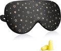 Silk Sleep Eye Mask for Men Women, Comfortable Super Soft Eye Mask by JersySlumber