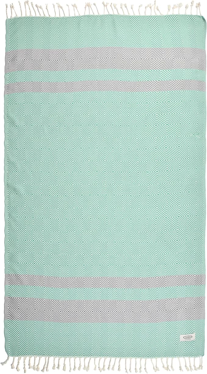 Beach Towel | Cotton Beach Towels, Sand Free, Highly Absorbent, Quick Dry by LA%60HAMMAMFINELIVING