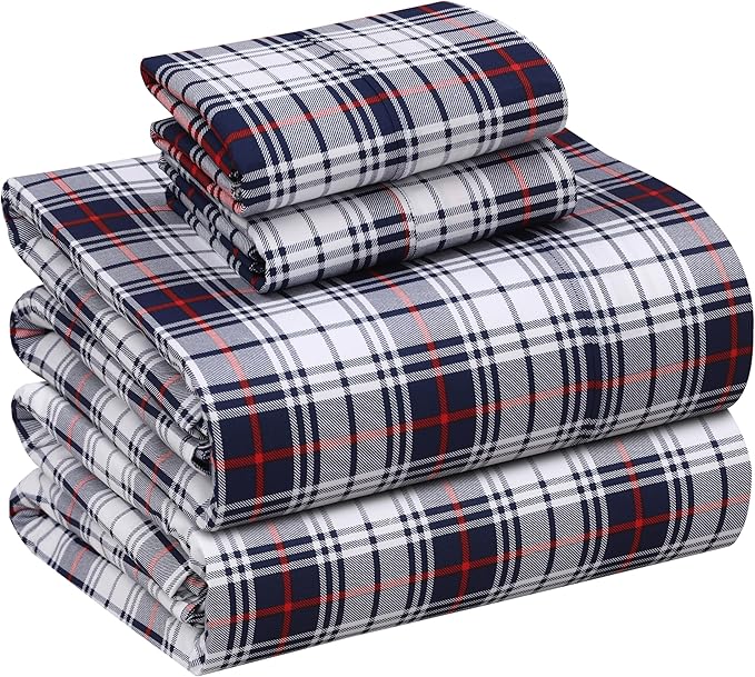 RUVANTI 100% Cotton Sheets – California King Percale Bedding, Cooling & by Ruvanti