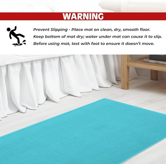 Cotton Paradise 100% Cotton Non Slip Bath Mats - Image 6