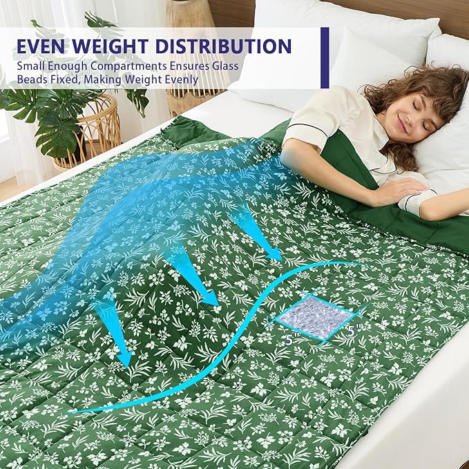 25 lbs weighted blanket Queen Size - Image 3