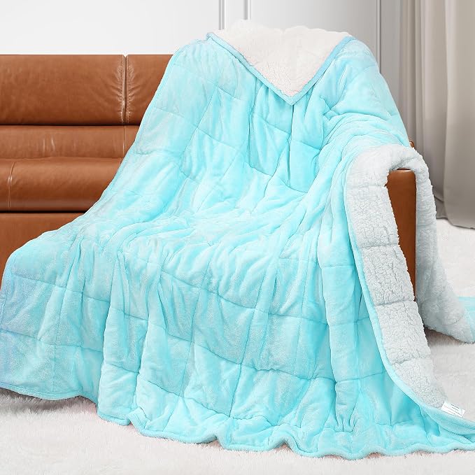 Alomidds Weighted Blanket for Adults, 12lb Twin Size Weighted Blankets - Image 7
