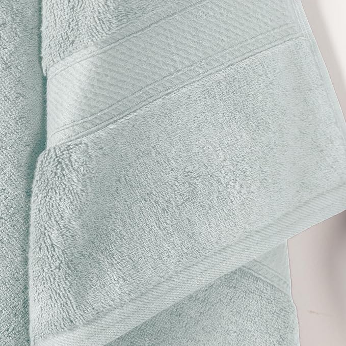SUPERIOR Egyptian Cotton Pile Bath Towel Set of 2, Ultra Soft Luxury Towels - Image 3