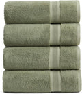 Springtree Home Luxury Viscose from Bamboo Bath Towel Set of 4 | 35% Viscose by SpringtreeHome