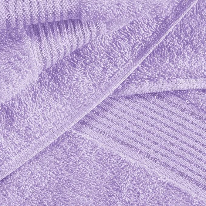 BELZZI Home Ultra Soft 4 Pack Oversized Bath Towel Set 27x54, Cotton Compact - Image 2