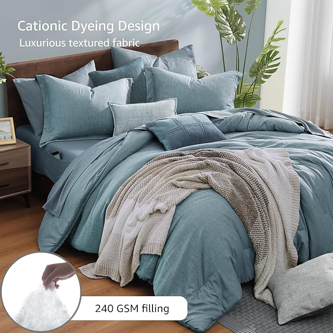 Monbix Queen Comforter Set - Image 3