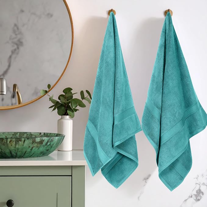 Superior Egyptian Cotton Pile Bath Towel Set of 2, Ultra Soft Luxury Towels - Image 2