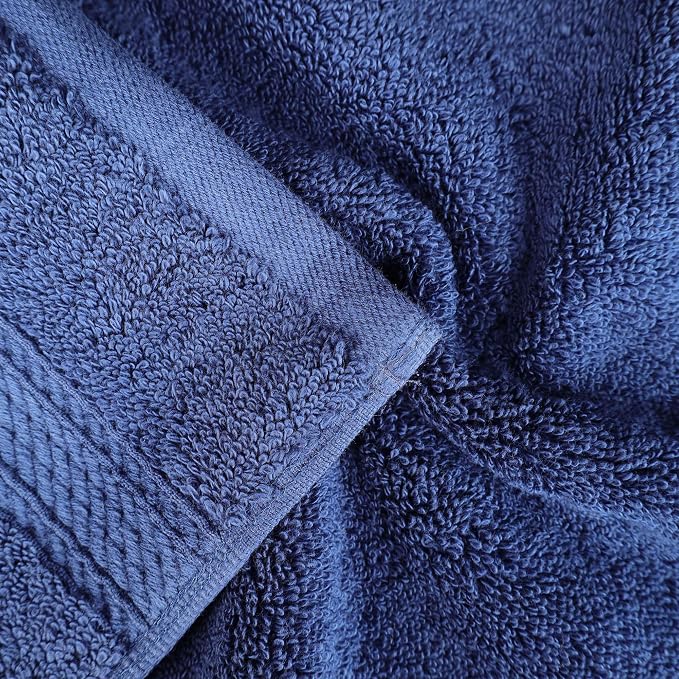 Superior Egyptian Cotton Pile Bath Towel Set of 4, Ultra Soft Luxury Towels - Image 5