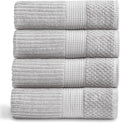 Springtree Home 100% Cotton Bath Towel Set of 4 | Super Soft & Absorbent by SpringtreeHome