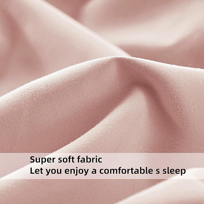 HBHLFZ Full Fitted Sheet Only, Soft Breathable Bottom Sheet - Image 4