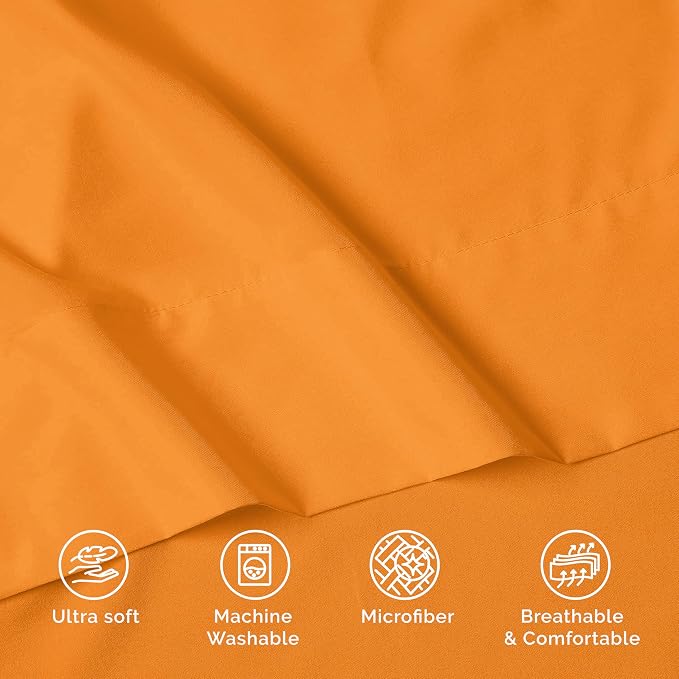Luxury Flat Sheet on Amazon Elegant Comfort Wrinkle-Free 1500 Premier Hotel - Image 8