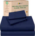 California Design Den Soft 100% Organic Cotton Sheets Full Size Set by CaliforniaDesignDen