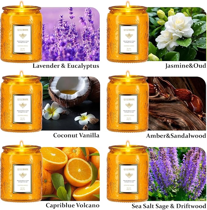 Mother’s Day Candles Gift Set for Mom, Natural Soy Wax Scented Jar Candles - Image 8