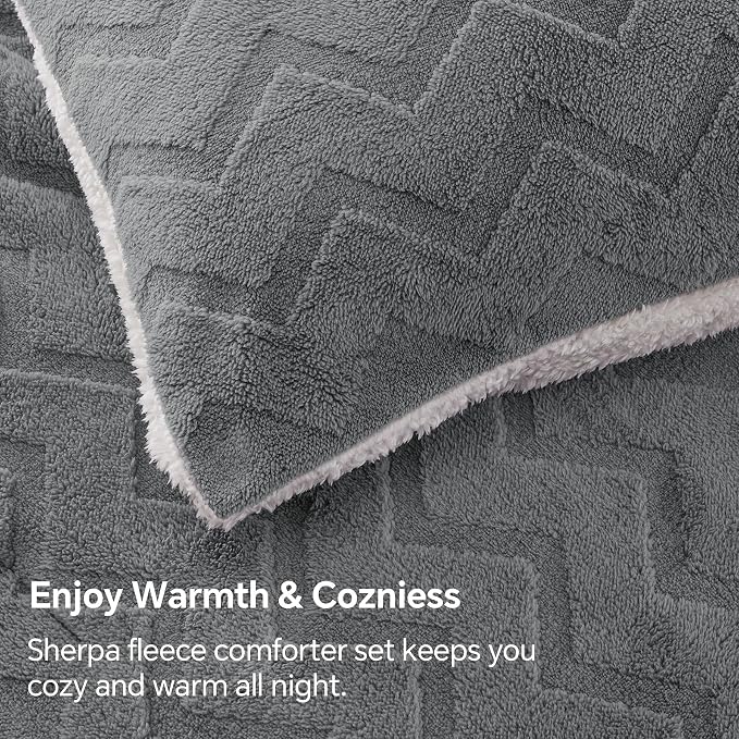 BEDELITE Fluffy King Size Comforter Set - Image 5
