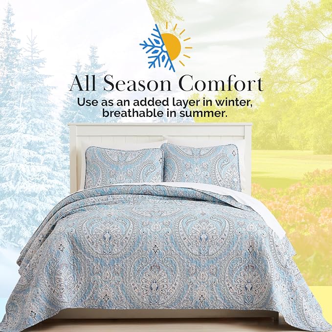 Southshore Fine Living, Inc. Oversized Quilt King Size Bedding Set, Lightweight - Image 9