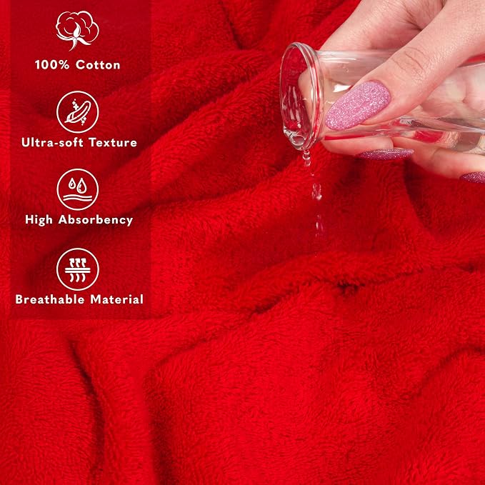 American Soft Linen 100% Cotton 600 GSM Turkish 40x80 Oversized Bath Towel Sheet - Image 4