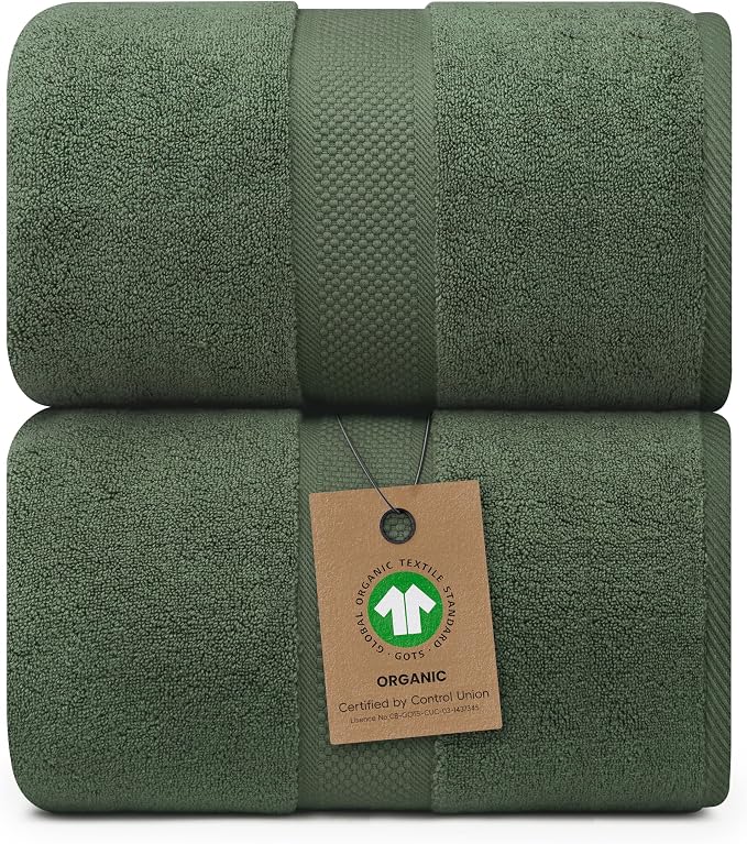 Alusa Home 100% Organic Luxury Bath Sheets by AlusaHome