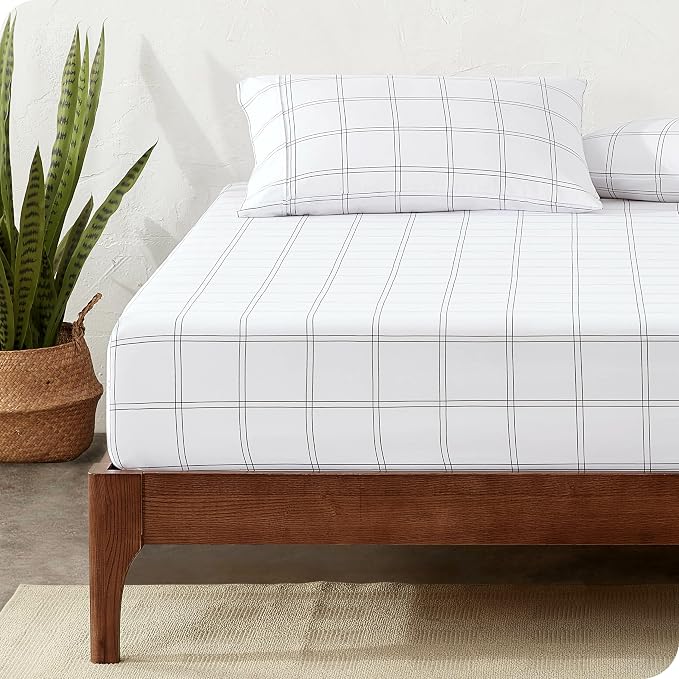 Bare Home Fitted Bottom Sheet King Size by BareHome