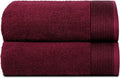 BELIZZI HOME Ultra Soft 2 Pack Oversized Bath Towel Set 28x55 inches, 100% by Unknown