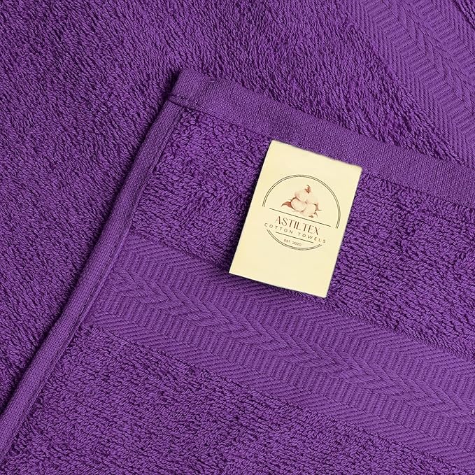 Medium Bath Towels Bulk Set of 12 – 100% Cotton Terry – 24" x 48" – Quick Dry - Image 8