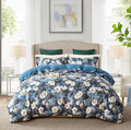 Cupocupa Duvet Cover Queen Size Set Boho Floral Pattern Queen Duvet Cover Set by CupocupaHomeCollection